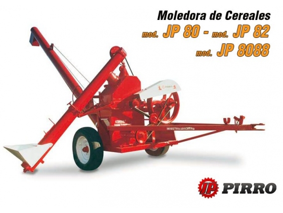 Moledora de cereales transportable Pirro JP 82..