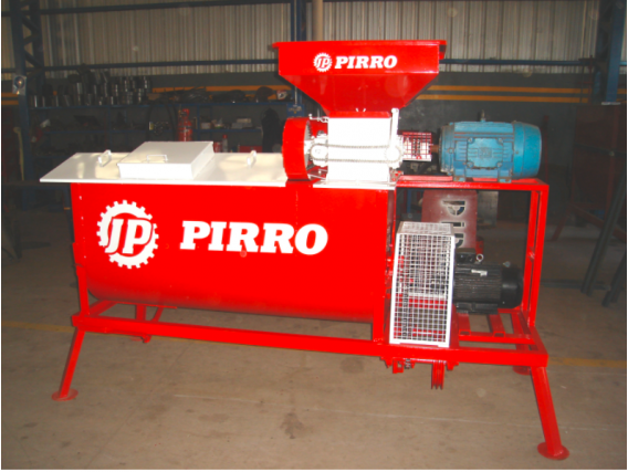 Quebradora y mezcladora de cereales eléctrica fija Pirro JP 2300E..